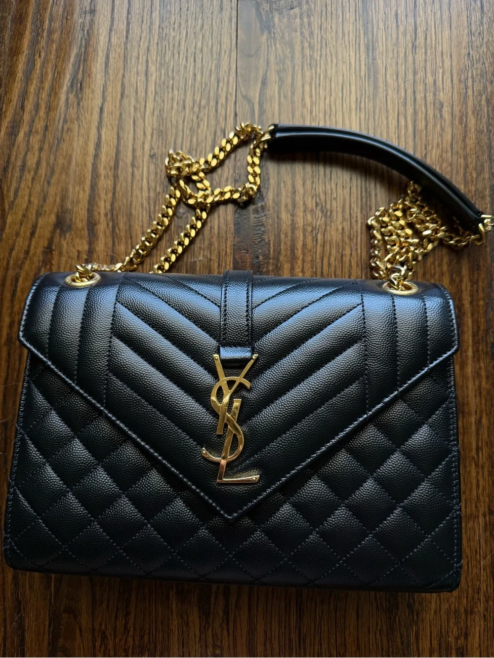 Saint Laurent Medium Triquilt Shoulder Bag